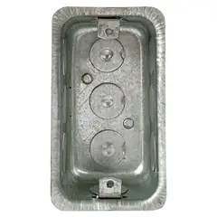 JORMEN - Caja de paso rectangular 5x10x4.5cm liviana Acero