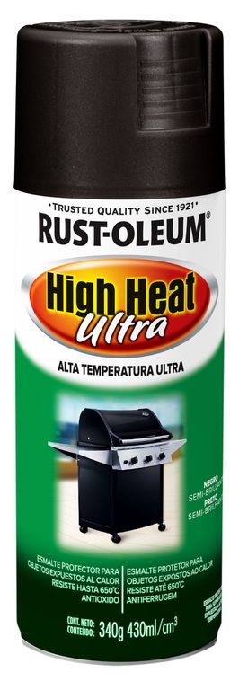 Aerosol Alta Temperatura Negro Brillante 340 Gr.