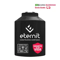 ETERNIT - Tanque de Agua Negro 1100 L