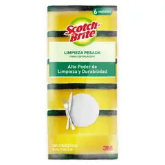 SCOTCH BRITE - Esponja Pack X6