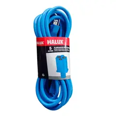 HALUX - Alargador 1 Toma 5 Metros Azul
