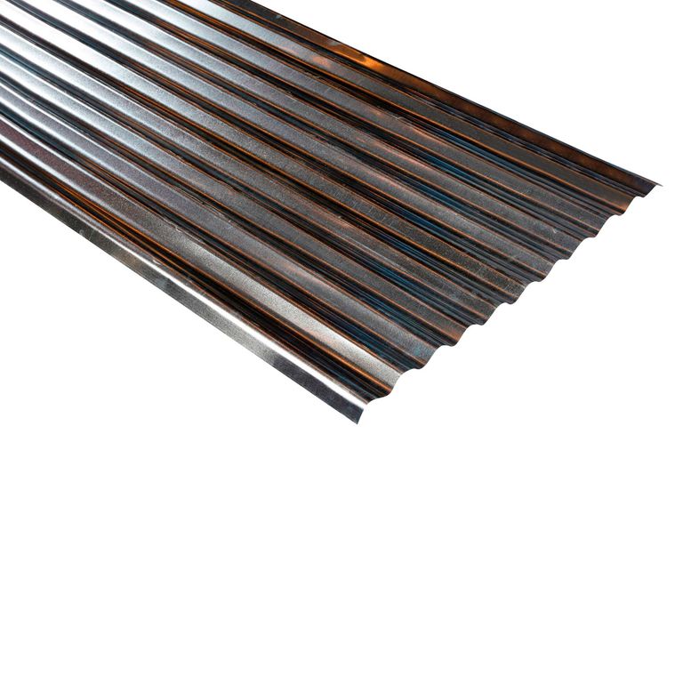 Calamina Acero Galvanizado Plateado 80 x 360 x 0.22
