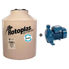 undefined - Combo Tanque de Agua 1100 L + Bomba Centrífuga 1 HP