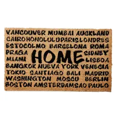 JUST HOME COLLECTION - Felpudo Rectangular Home Ciudades 45x75cm