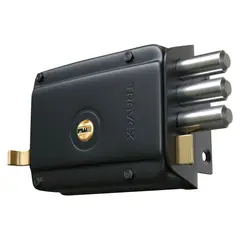 TRAVEX - Cerradura de Sobreponer Blindada 970XT Negro