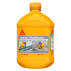 SIKA - Aditivo Plastificante para Concreto y Mortero x 4L