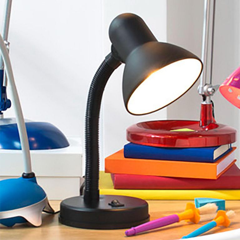 Lámpara de Escritorio Piccola E27 Negra