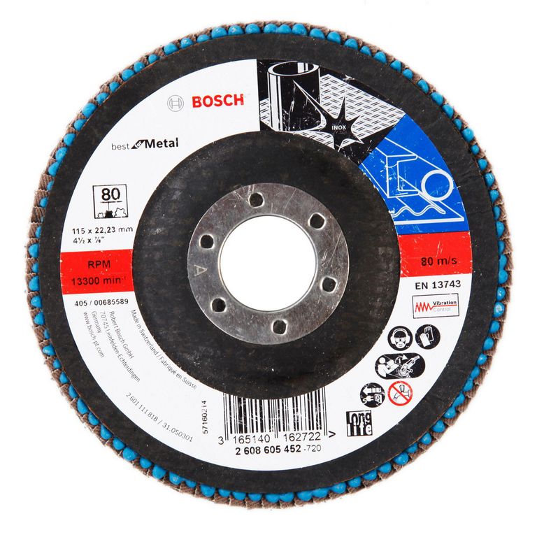 Disco de Lija 4 1/2" Grano 80