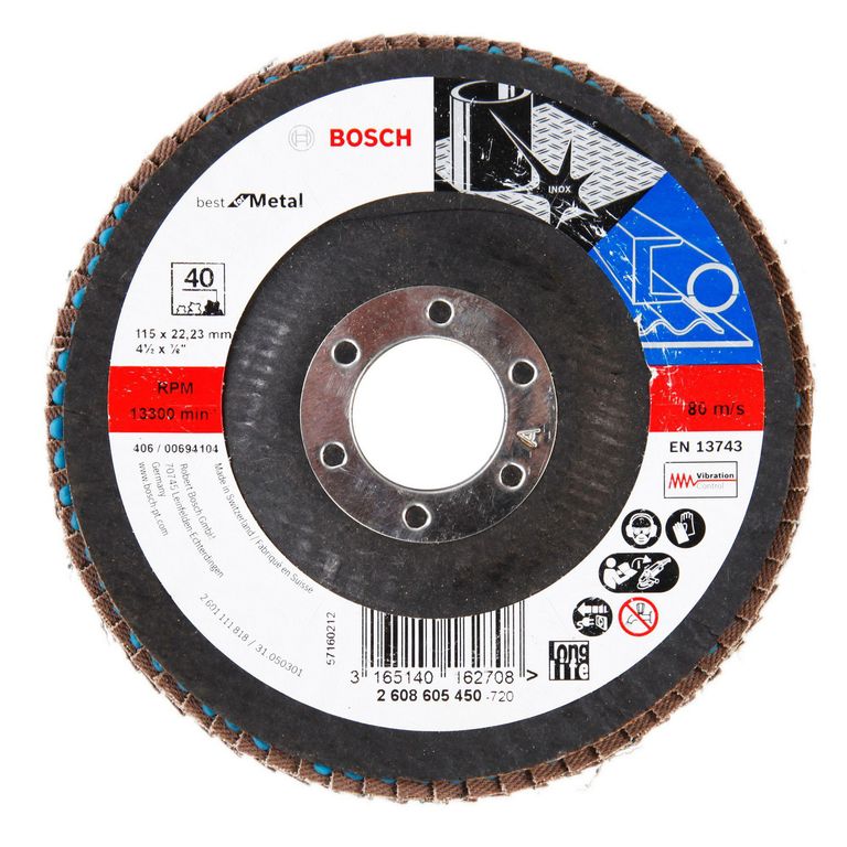 Disco de Lija 4 1/2" Grano 40