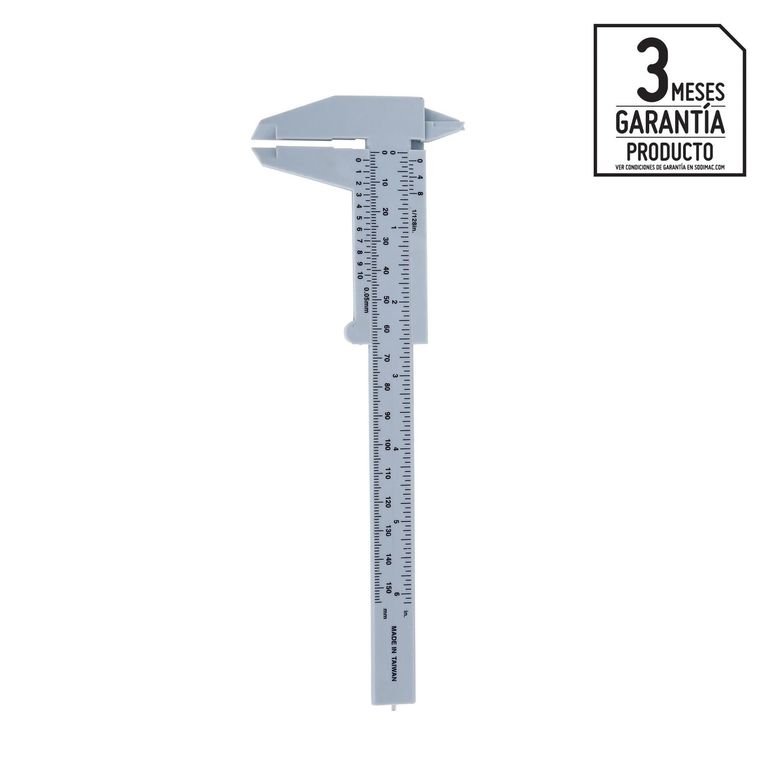 Calibrador Plástico 150 mm Plomo