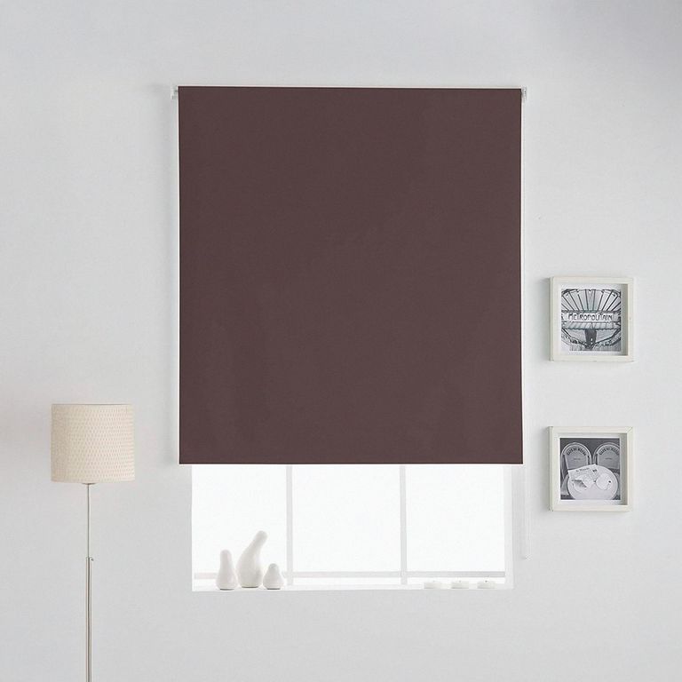 Cortina Roller Black Out 120x250cm Cafe