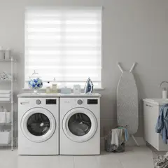 JUST HOME COLLECTION - Cortina Roller Día/Noche 150x250cm Blanco