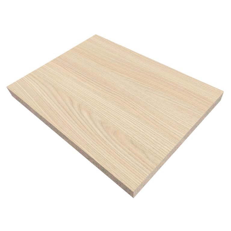 Tablero recubierto con Melamina Fresno Europeo 18mm 2.15x2.44m
