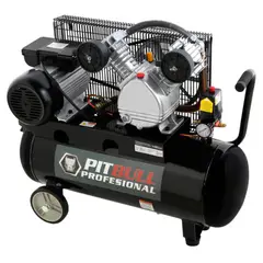 PITBULL - Compresor De Aire Profesional 2.5HP 50 Lt