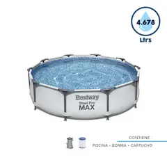 BESTWAY - Estructural 305x305x76 cm 4678 Litros 56408