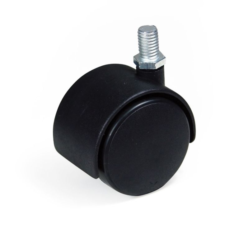 Garrucha Nylon Rosca 50 mm.