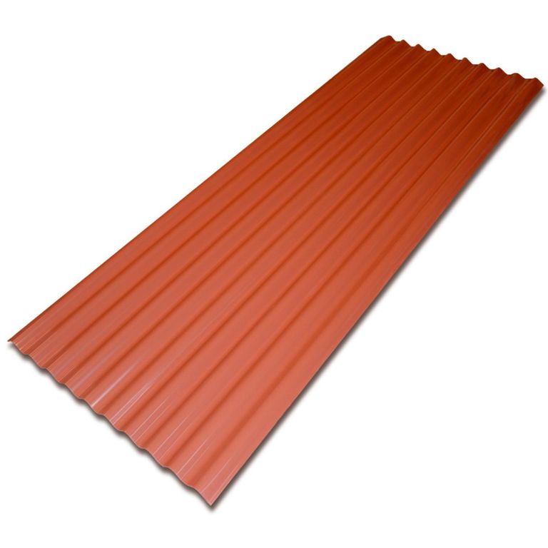 Techo Polipropileno 1.1x3mx0.9mm Techoplus Rojo