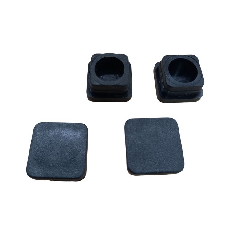 Pack x4 Regaton Cuadrado PVC 3/4''