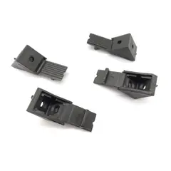 ZENDER - Unión Simple de Plástico 1 Unidad Negro