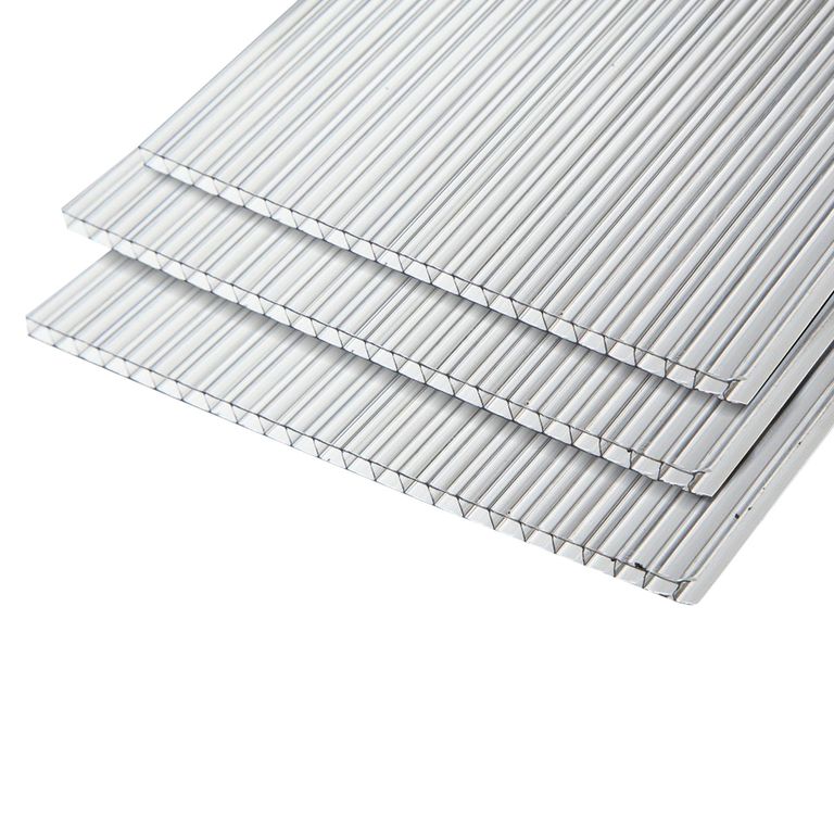 Techo Policarbonato Alv Transparente 1.05x2.9mx8mm Polygal