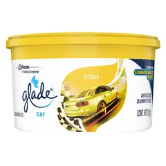 GLADE - Ambientador para Auto Gel Car Ambientador para AutoCitrus