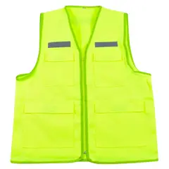 undefined - Chaleco Reflectivo Básico Drill Verde Talla L
