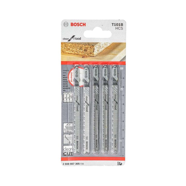 Hoja de sierra - Set de 5 HojasT101B Clean for wood 26 Dientes