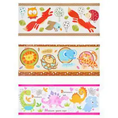 DOS POR MEDIO - Cenefa Autoadhesiva x3 Piezas 15x41cm Diseño Surtido