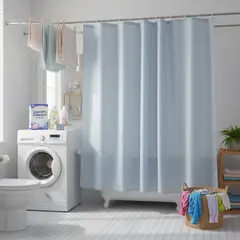 CASA BONITA - Cortina de Baño Gris 180x180xm