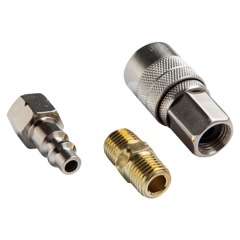 Acople Rápido Mixto 1/4'' 3 Piezas