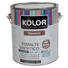 KOLOR - Esmalte Standard Rojo Oxidado Brillante 1gl