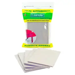 ZENDER - Deslizador para Muebles de Felpa Adhesiva x 5 unid