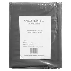DMP - Manga Plástica 1.5x5m Negro