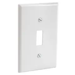 GENERICO - Placa Simple para Interruptor Blanco