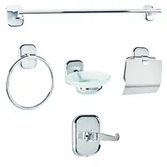 SENSI DACQUA - Set de Accesorios para Baño 5 Piezas Napoli