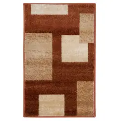 JUST HOME COLLECTION - Camino Carrera Cuadros Café 50x90cm