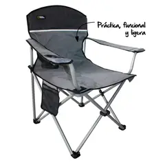 NATIONAL GEOGRAPHIC - Silla Plegable con Apoyabrazos Grande
