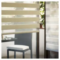 JUST HOME COLLECTION - Cortina Roller Día/Noche Lino 160x165cm Beige