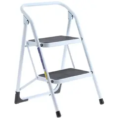 JUST HOME COLLECTION - De paso Aluminio 83 cm 2 Peldaños