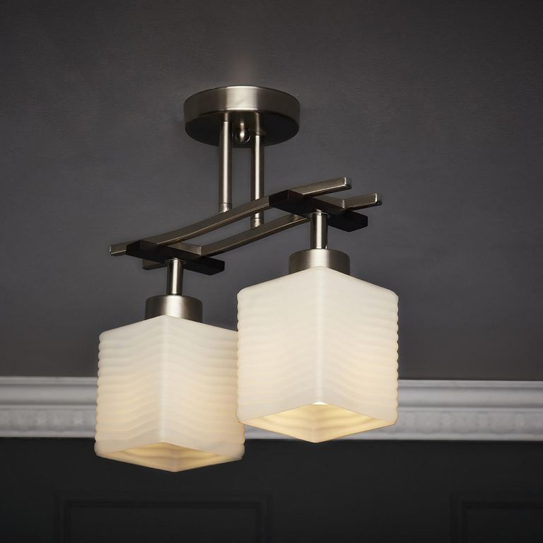 Lámpara De Techo Asturias 2 Luces