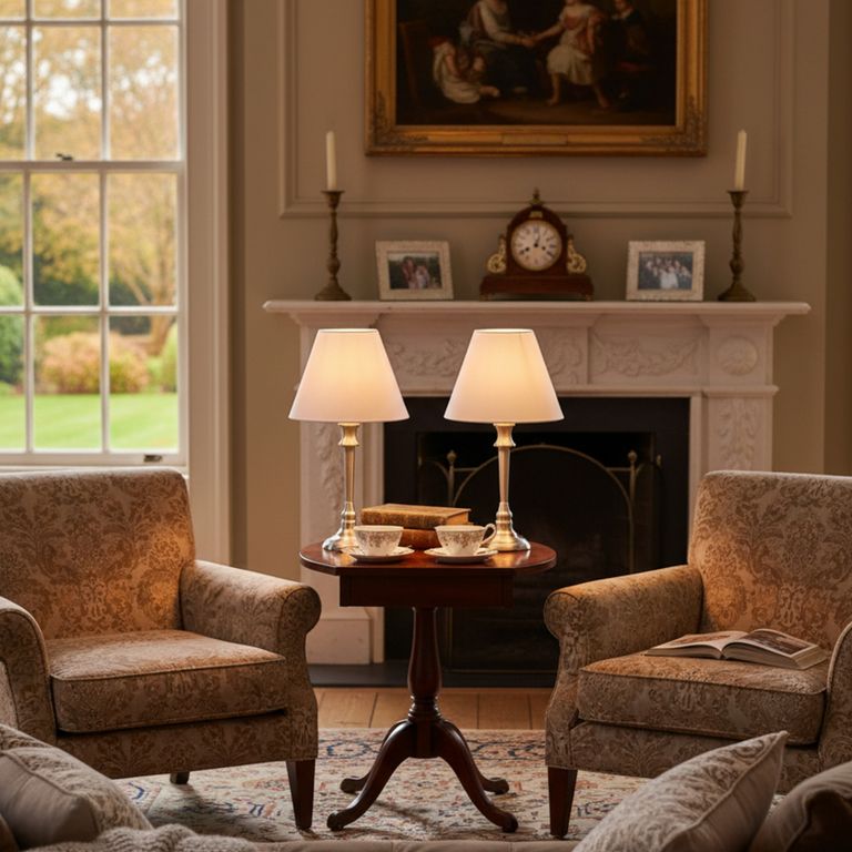 Lámpara de Mesa Lille 2 Unidades E27