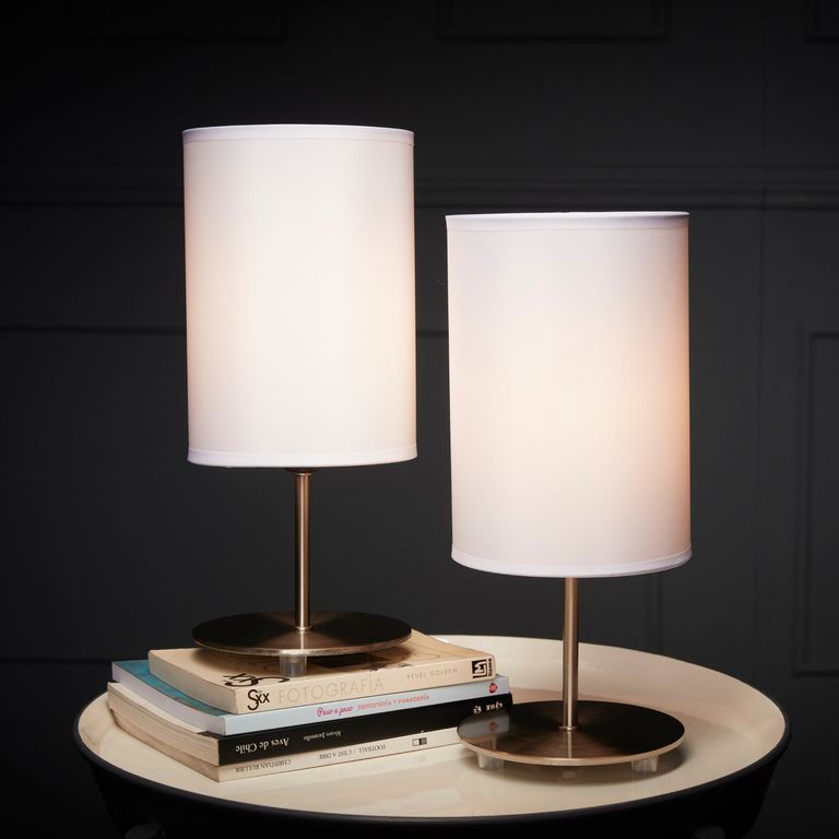 Lámpara de Mesa Niza 2 Unidades E27