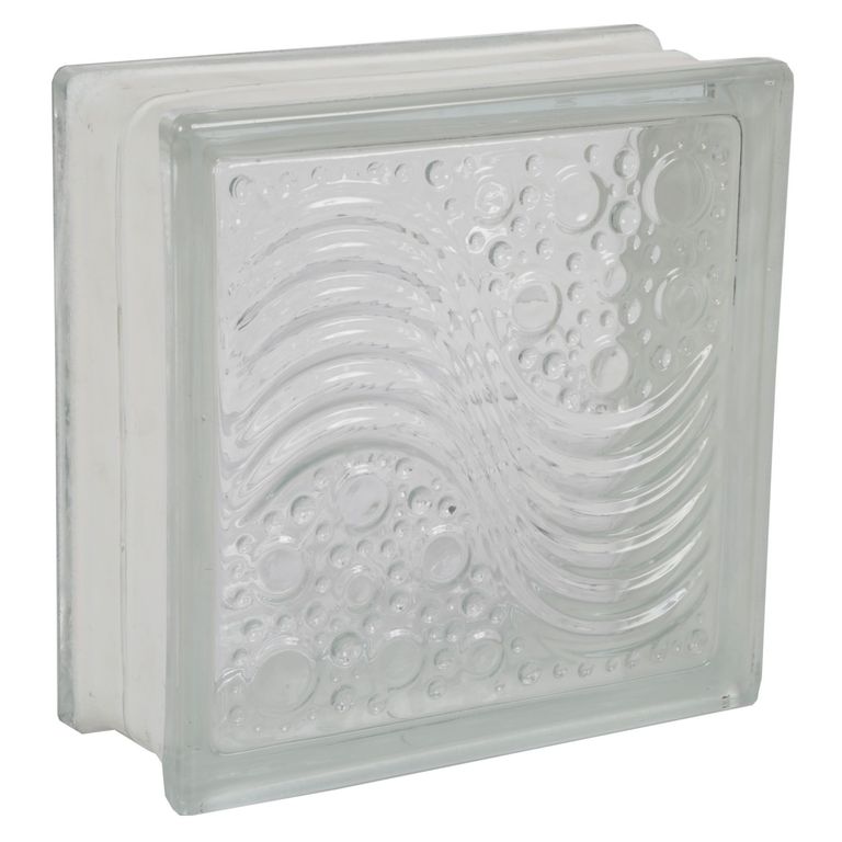 Bloque de Vidrio Marino 19 x 19 cm