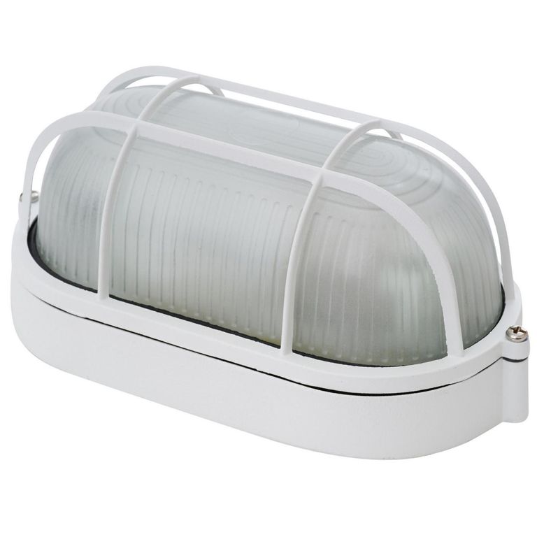 Braquete De Pared Exterior E27 Blanco