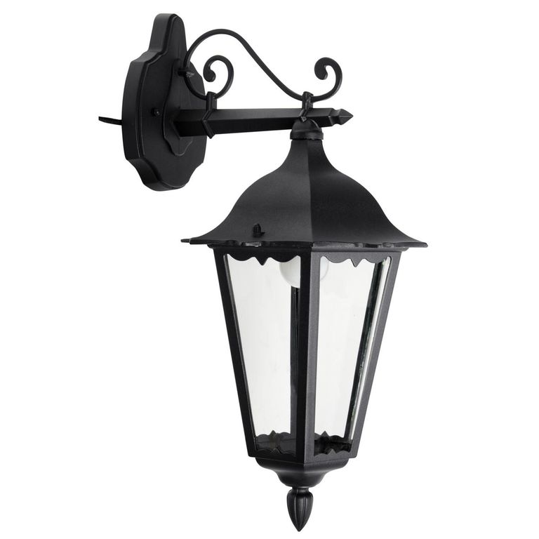 Farol Colgante 1 Luz Foco E27 100W Negro