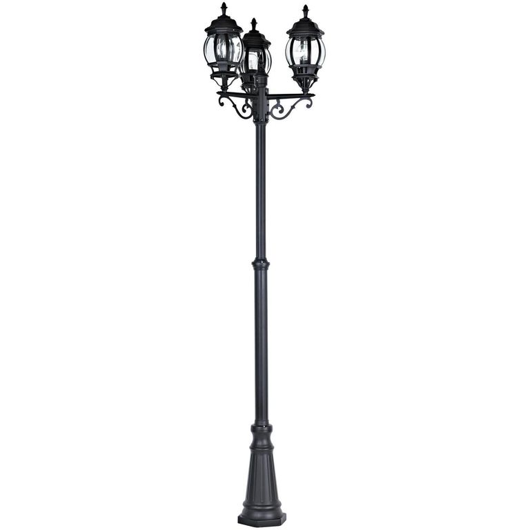 Farol de Pie Dalia Oxford E27 Negro