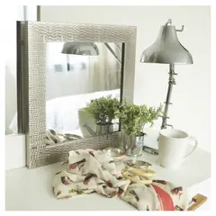 JUST HOME COLLECTION - Espejo Decorativo Cuadrado 40x40cm