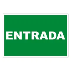 FIXSER - Señal de Vinil de Entrada 20x30 cm.