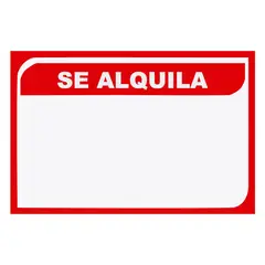 FIXSER - Señal de Alquila 20x30 cm.
