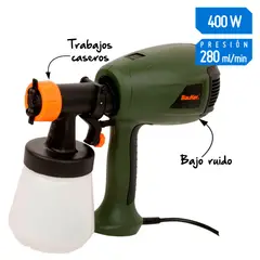 BAUKER - Pistola para pintar 400W